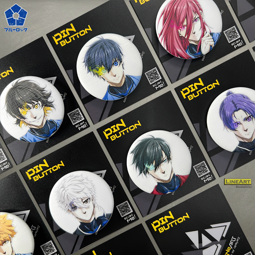 Jual Pin Button ANIME BLUE LOCK FLOW STATE Bros Premium Waterproof 44mm ...