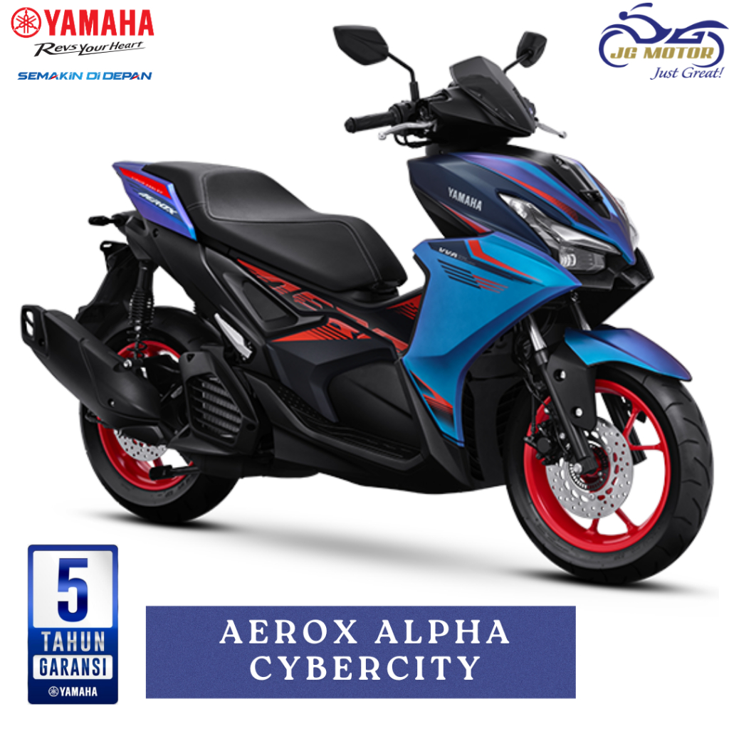 Yamaha AEROX ALPHA CYBERCITY NON ABS JAWA BARAT JABODETABEK