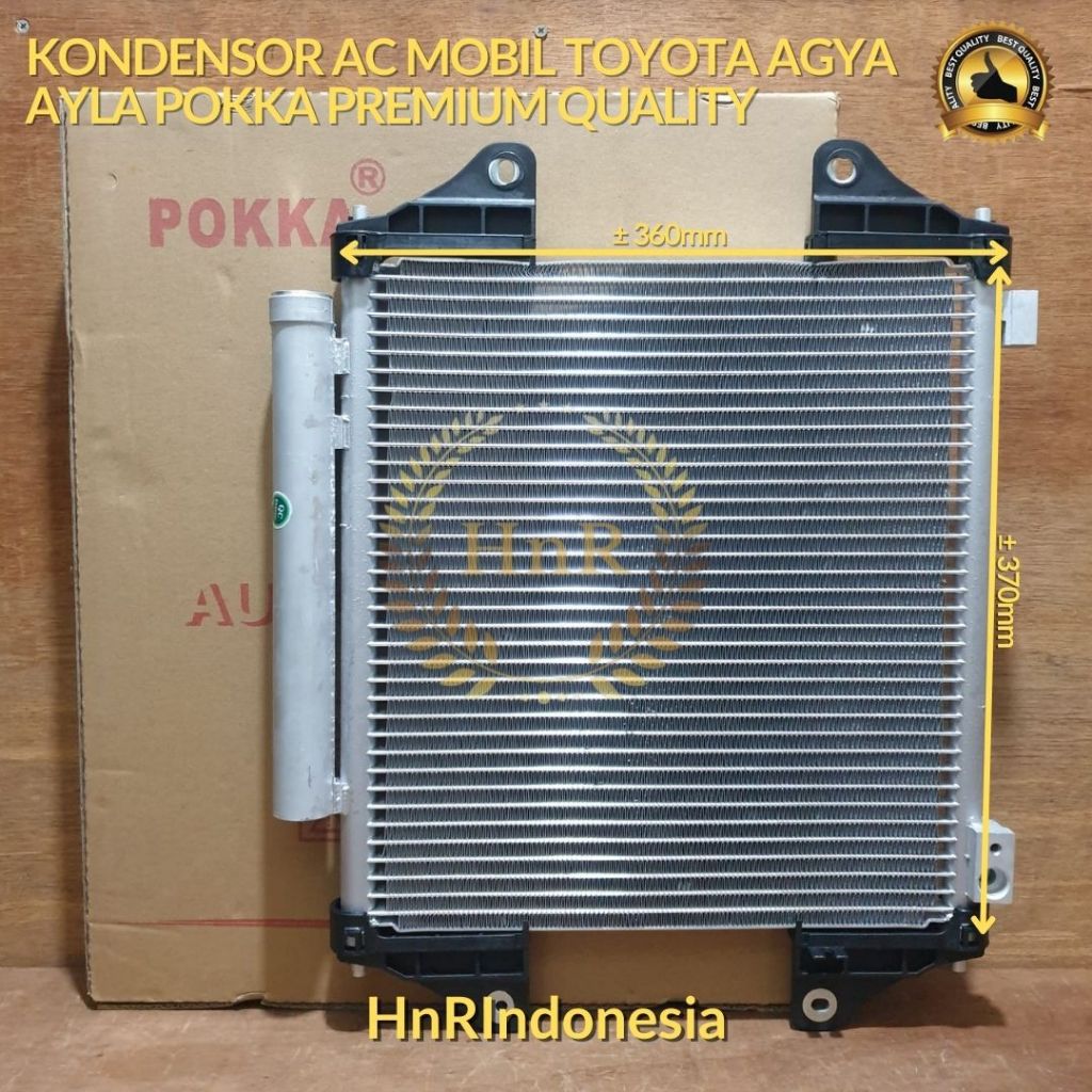 Jual Kondensor AC Mobil Toyota Agya Ayla CONDENSOR POKKA PREMIUM ...