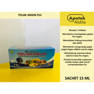 TOLAK ANGIN FLU 15 ML OBAT HERBAL UNTUK FLU PLUS MADU PER SACHET