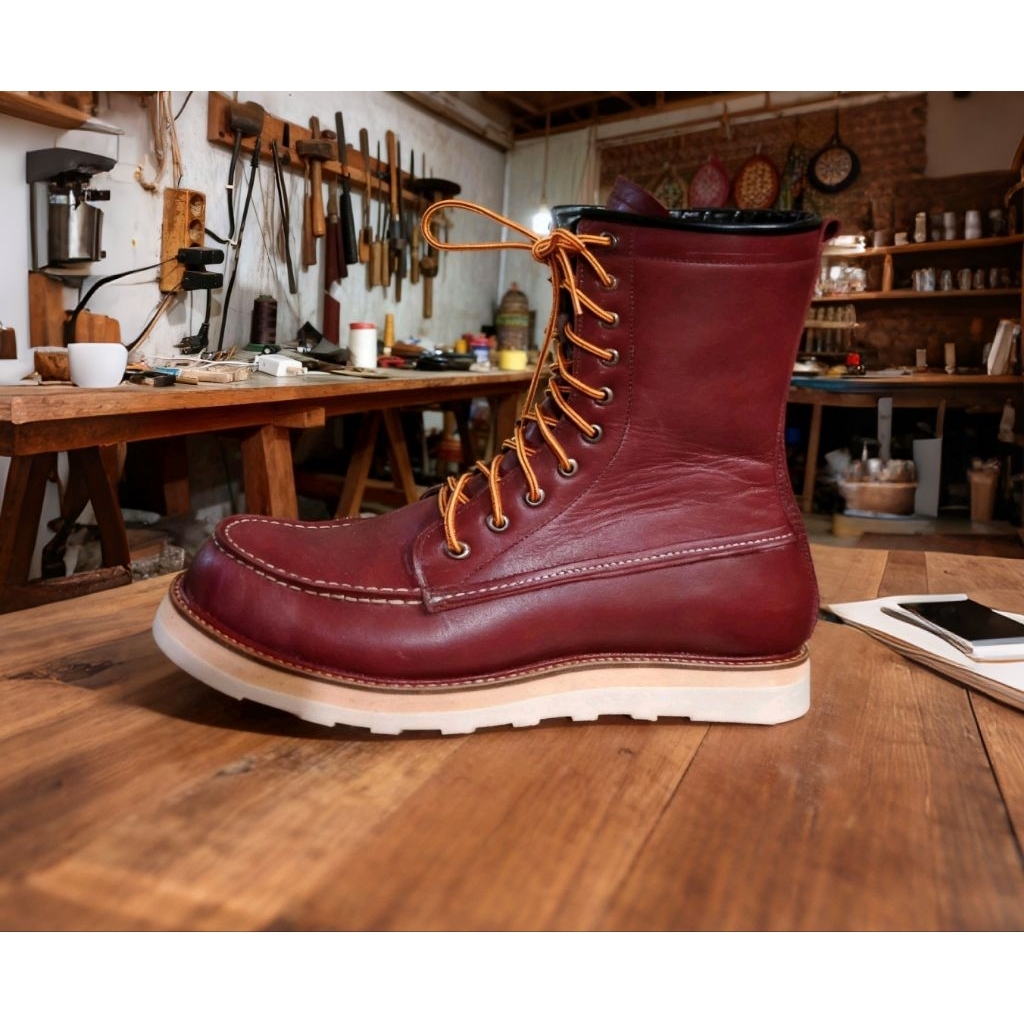 Jual sepatu custom model redwing (bootd) | Shopee Indonesia
