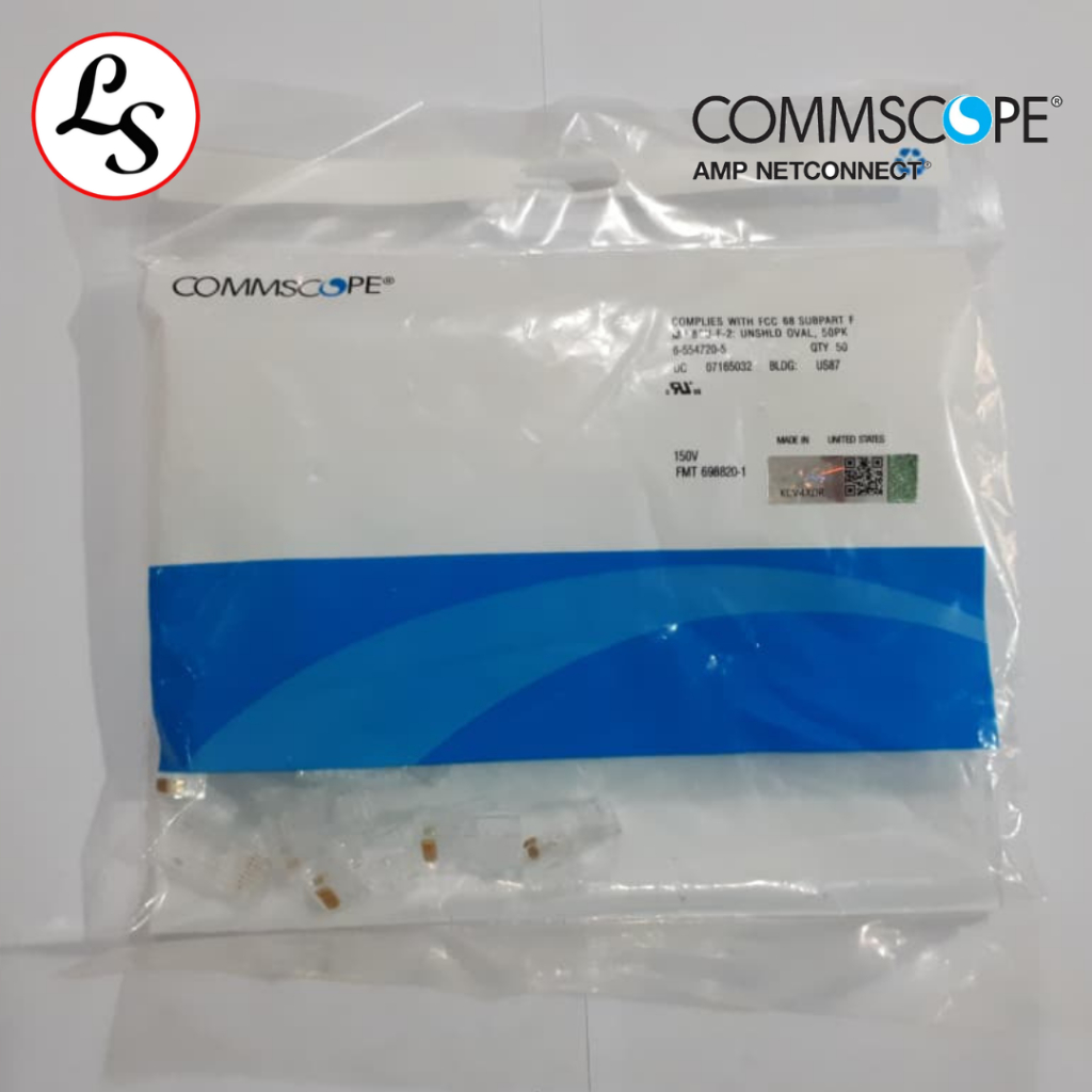Jual COMMSCOPE RJ45 Connector / Konektor UTP CAT5 CAT5e CAT6 | Shopee ...