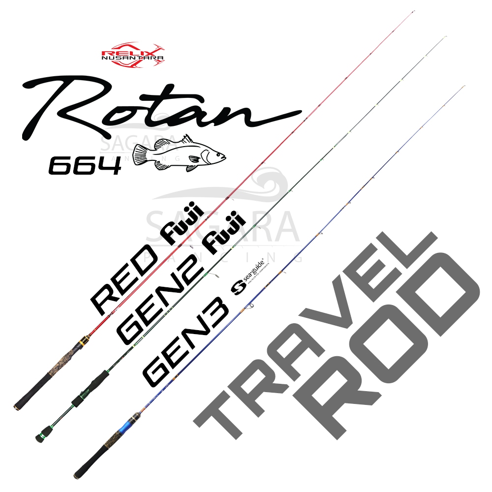 Jual Travel ROD Rotan RED | Rotan GEN 2 | Rotan GEN 3 Relix