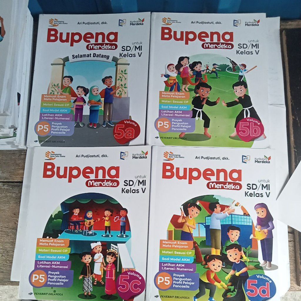 Jual buku paket bupena kelas 5 SD kurikulum merdeka | Shopee Indonesia