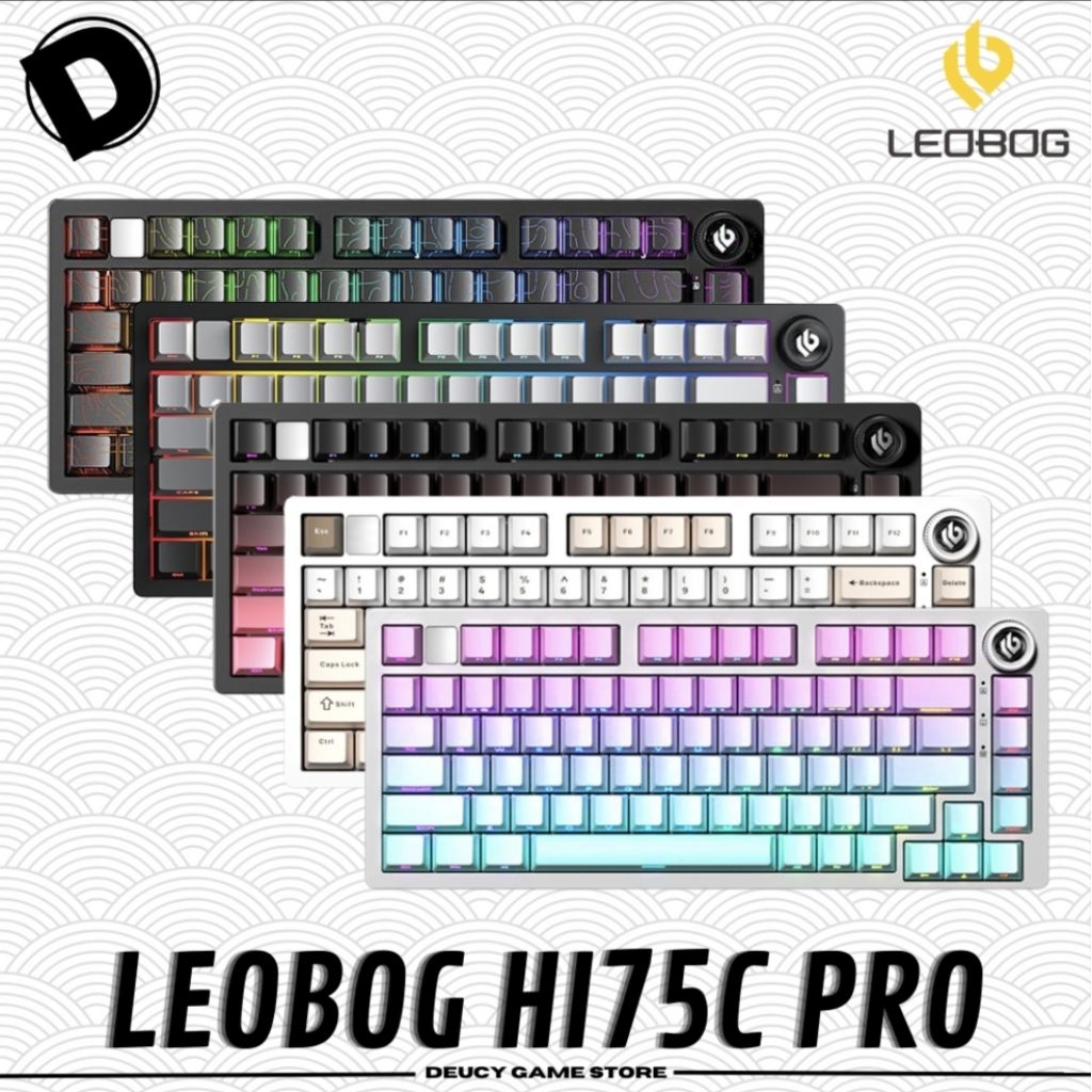 Jual Leobog Hi75C Pro Alumunium Gasket Triple Connection Mechanical ...