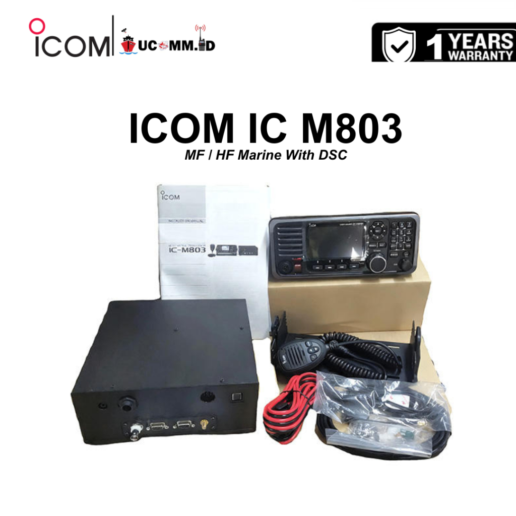 Jual ICOM IC M803 MF HF Marine With DSC Radio SSB MF/HF Icom Marine ...