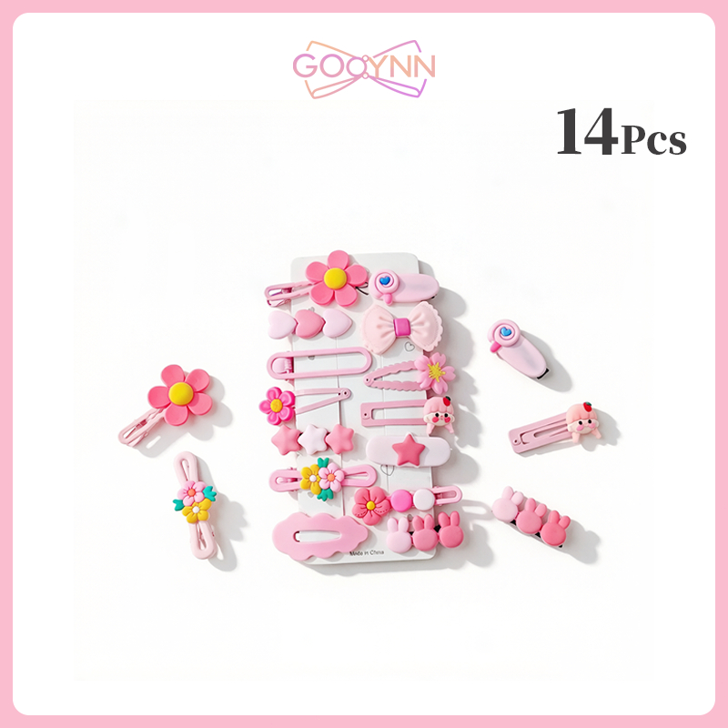 Jual GOOYNN Set Jepit Rambut Anak Lucu 14 Pcs Accessories Anak ...