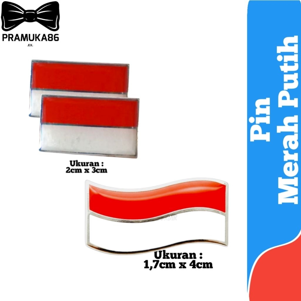 Jual Pin Bendera Merah Putih Lapis Resin / Pin Bros Merah Putih / Pin ...