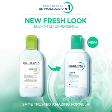 Bioderma Sebium H2O 250 Ml Micellar Water Untuk Kulit Kombinasi Berminyak Berjerawat
