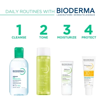 Bioderma Sebium H2O 250 Ml Micellar Water Untuk Kulit Kombinasi Berminyak Berjerawat