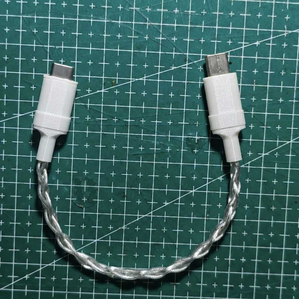 Jual Kabel Custom Type C to Type C 4 Braids 7N Crystal Copper Litz 3d ...