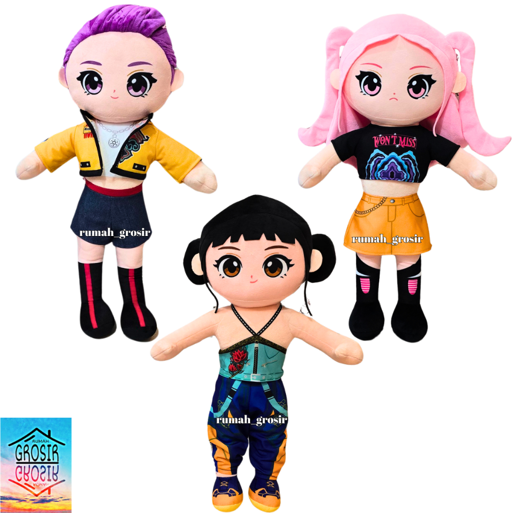 Jual Boneka KPOP Demon Hunter Hunters Golden Huntrix Mira Rumi Zoey ...