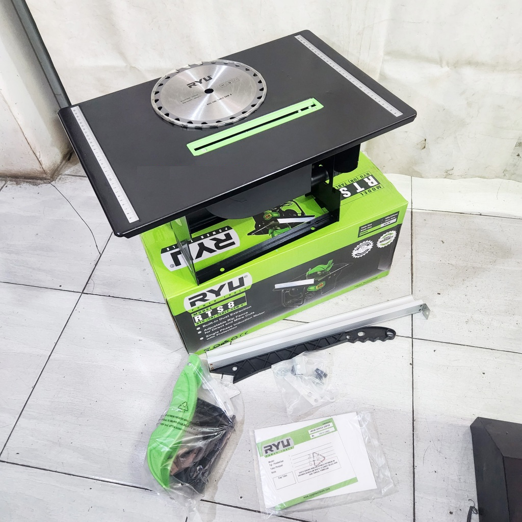 Jual GEN 3 RYU - Tekiro Table Saw 8 inch - 600 watt - Mesin Gergaji ...