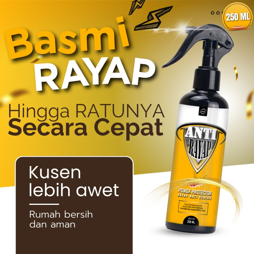Jual Semprotan Obat Pembasmi Anti Rayap Kayu dan Tembok Semprot Spray ...