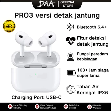 DAA TWS GEN4 Bluetooth 5.4 Earphone Headset ANC Noise Reduction Earphone Olahraga Game IPX6