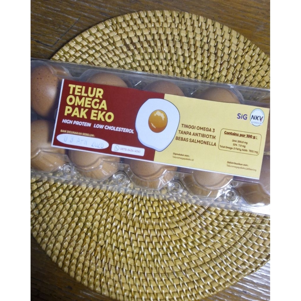Jual Telur Omega Pak Eko | Shopee Indonesia