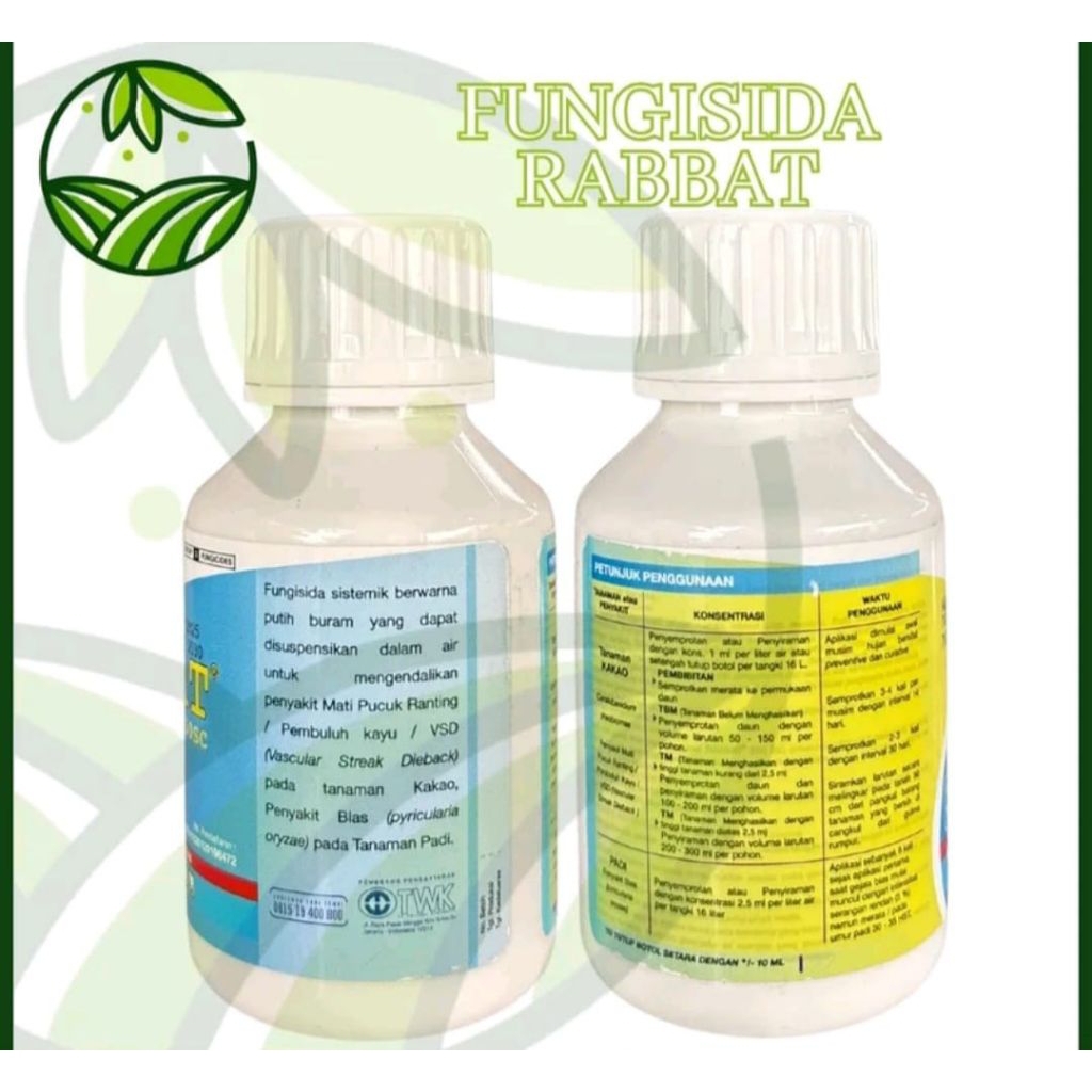 Jual Fungisida Sistemik Rabbat 250Sc Original 100% Isi 250Ml dan 100ml ...