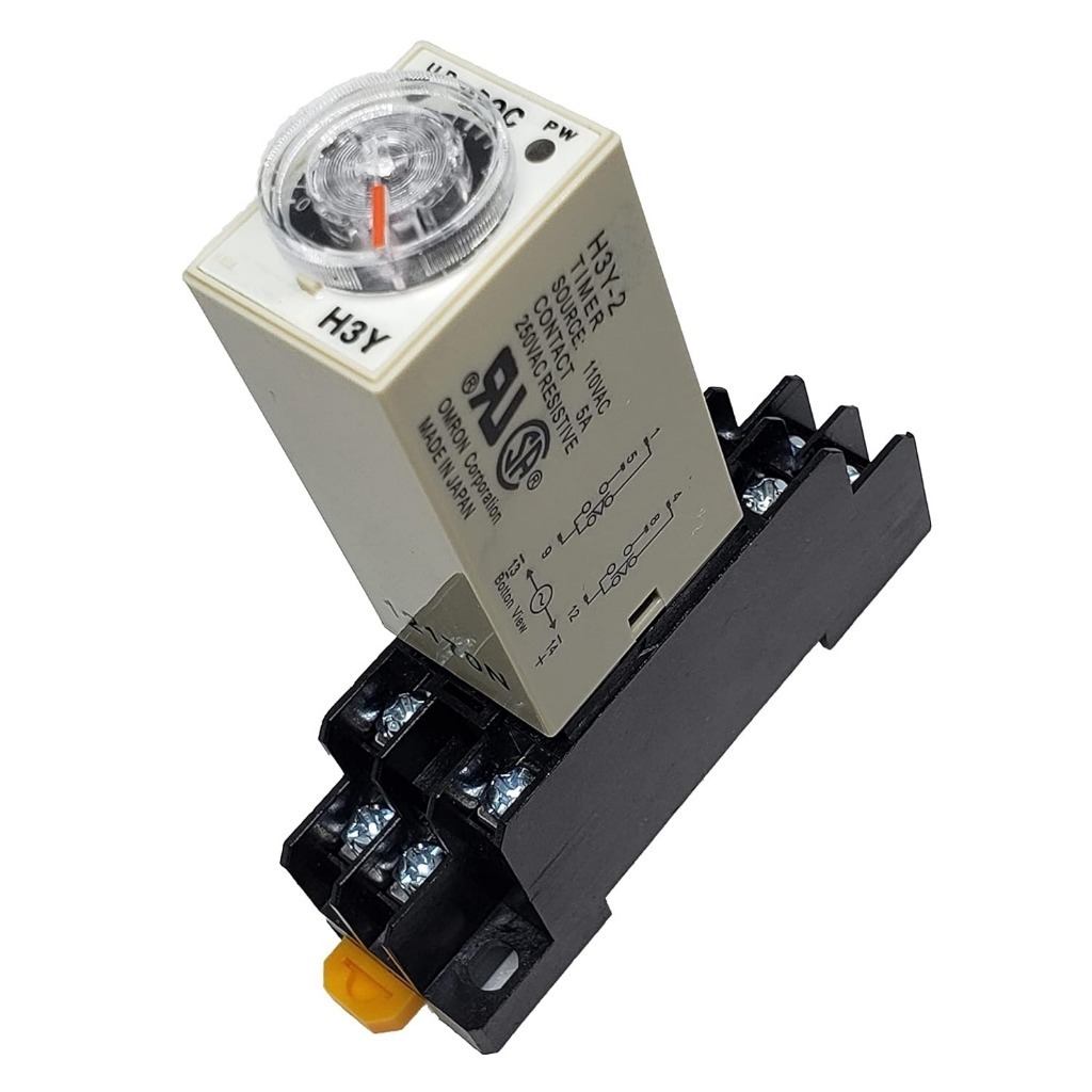 Jual MINI Timer Omron H3Y-2 / H3Y2 Delay Timer Relay 5S 30S 60S ...