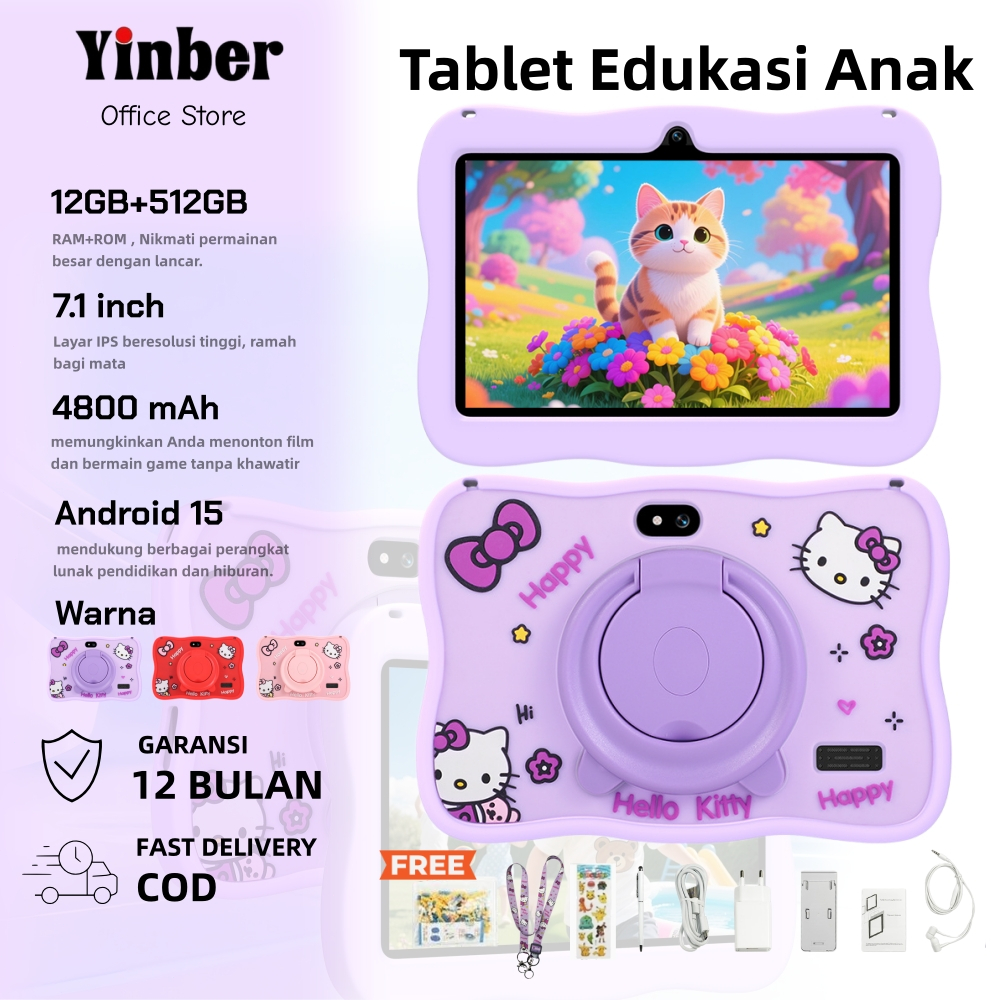 Jual YINBER Tablet PC Galaxy Tablet Anak Baru A9 (RAM12GB+ROM512GB) 7 ...