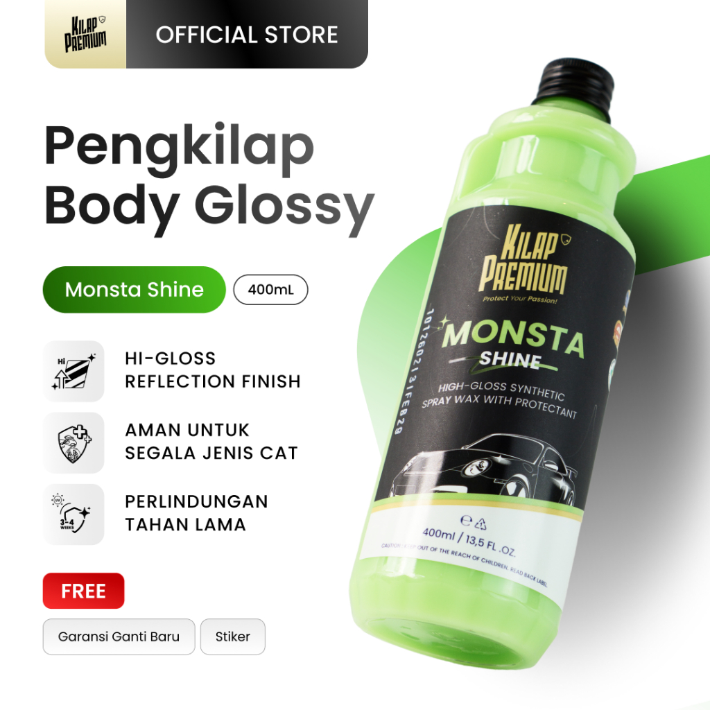 Jual Monsta Shine | Kilap Premium - Pengkilap Body Motor Mobil Helm ...