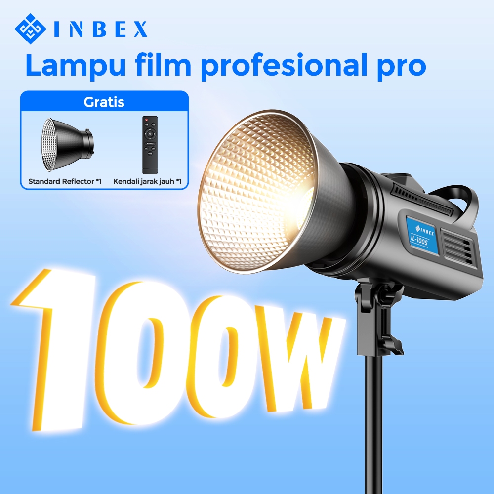 Jual INBEX 100S Lighting Konten Kreator 3in1 Portable 2800K-6500K Lampu ...