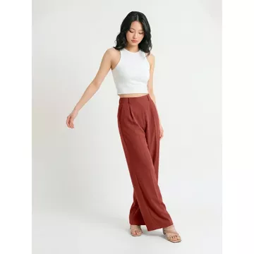 LEENBENKA Celana Kulot Loose Pants Wanita Lorenza Long Kulot 7377