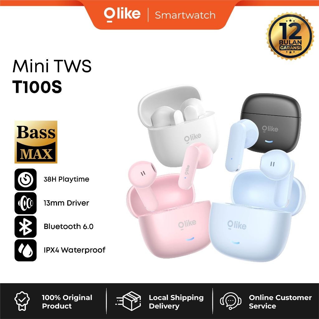 Jual [NEW PRODUCT] Olike TWS T100S Mini Size Bass UP True Wireless ...