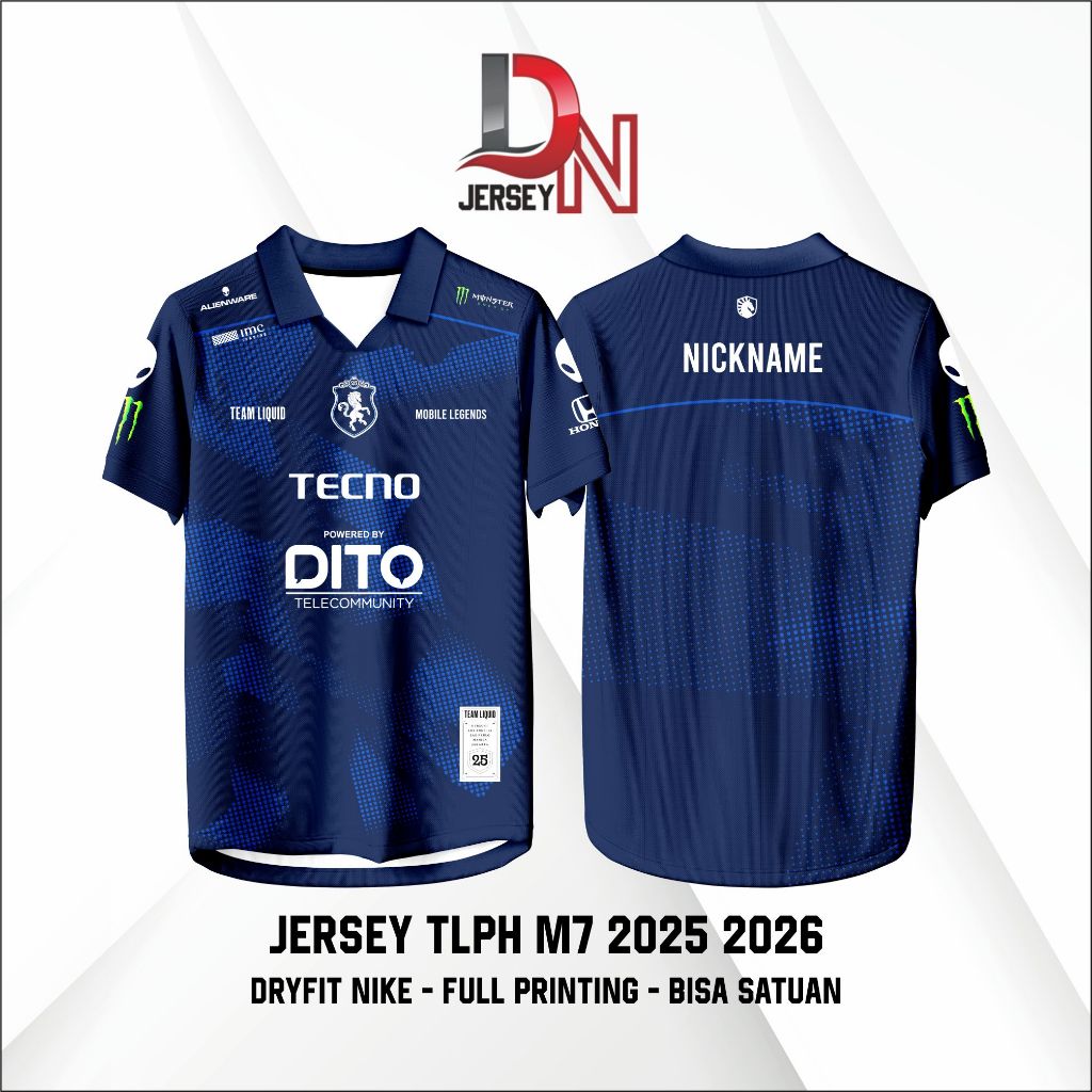 Jual Jersey Baju TLPH Team Liquid PH Special M7 Mobile Legends 2026 ...