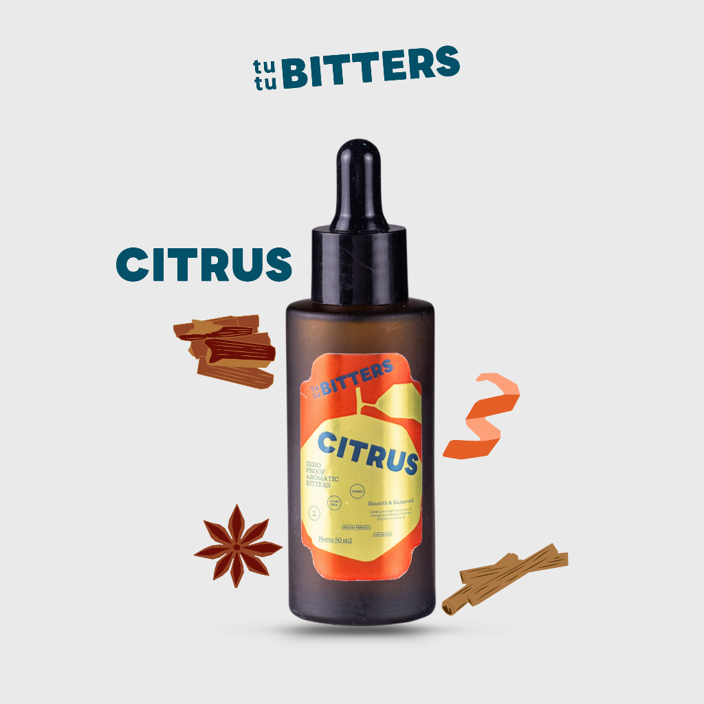 Jual Bitter Zero Proof Aromatic Non Alkohol Tutu Bitters 50ml | Shopee ...