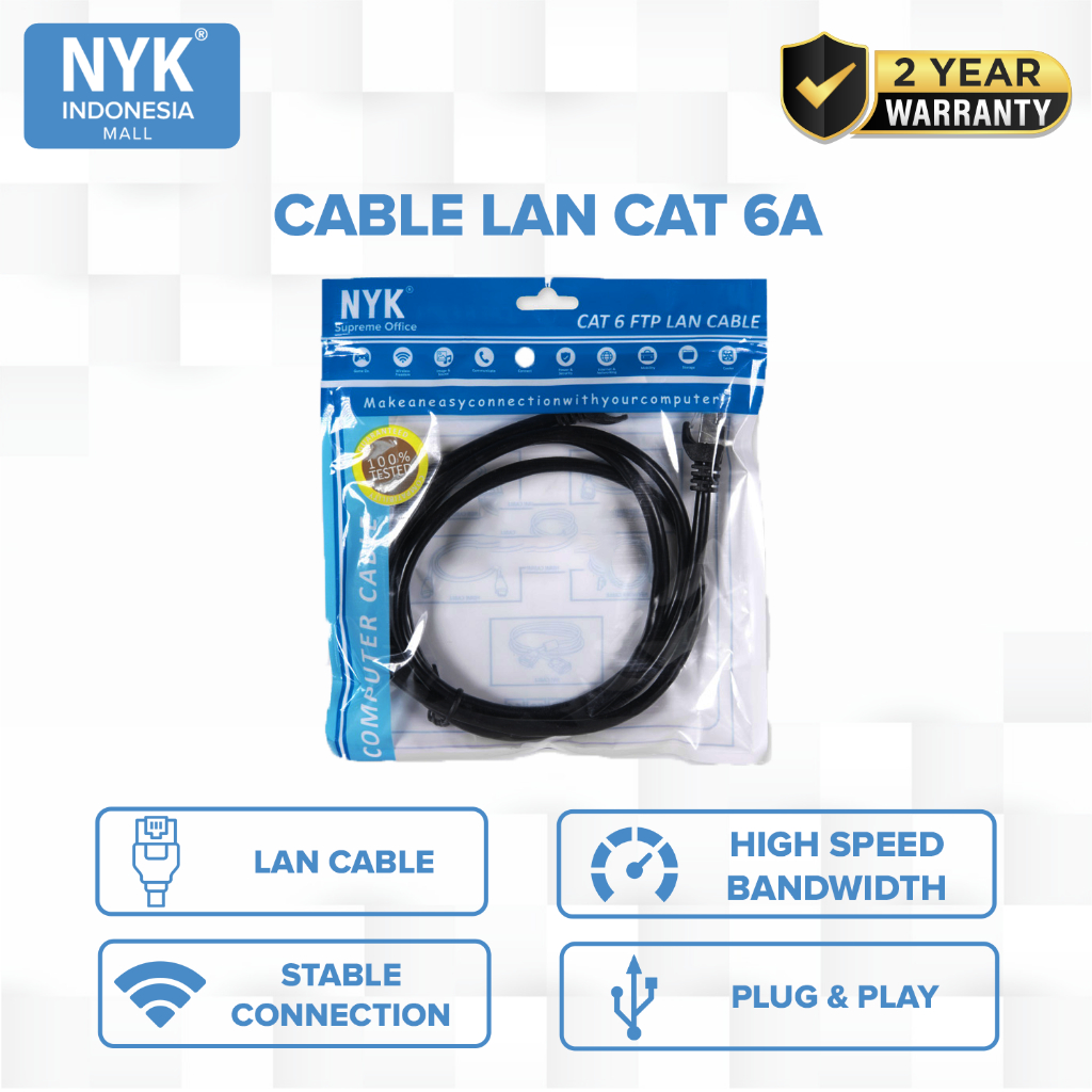 NYK Kabel LAN CAT 6A FTP 30 Meter COD (5)