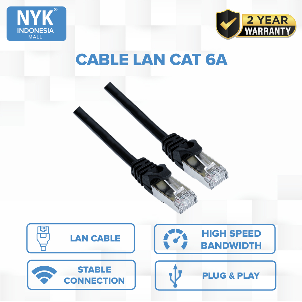 NYK Kabel Lan Internet/Ethernet CAT 6A FTP 80 METER COD (2)