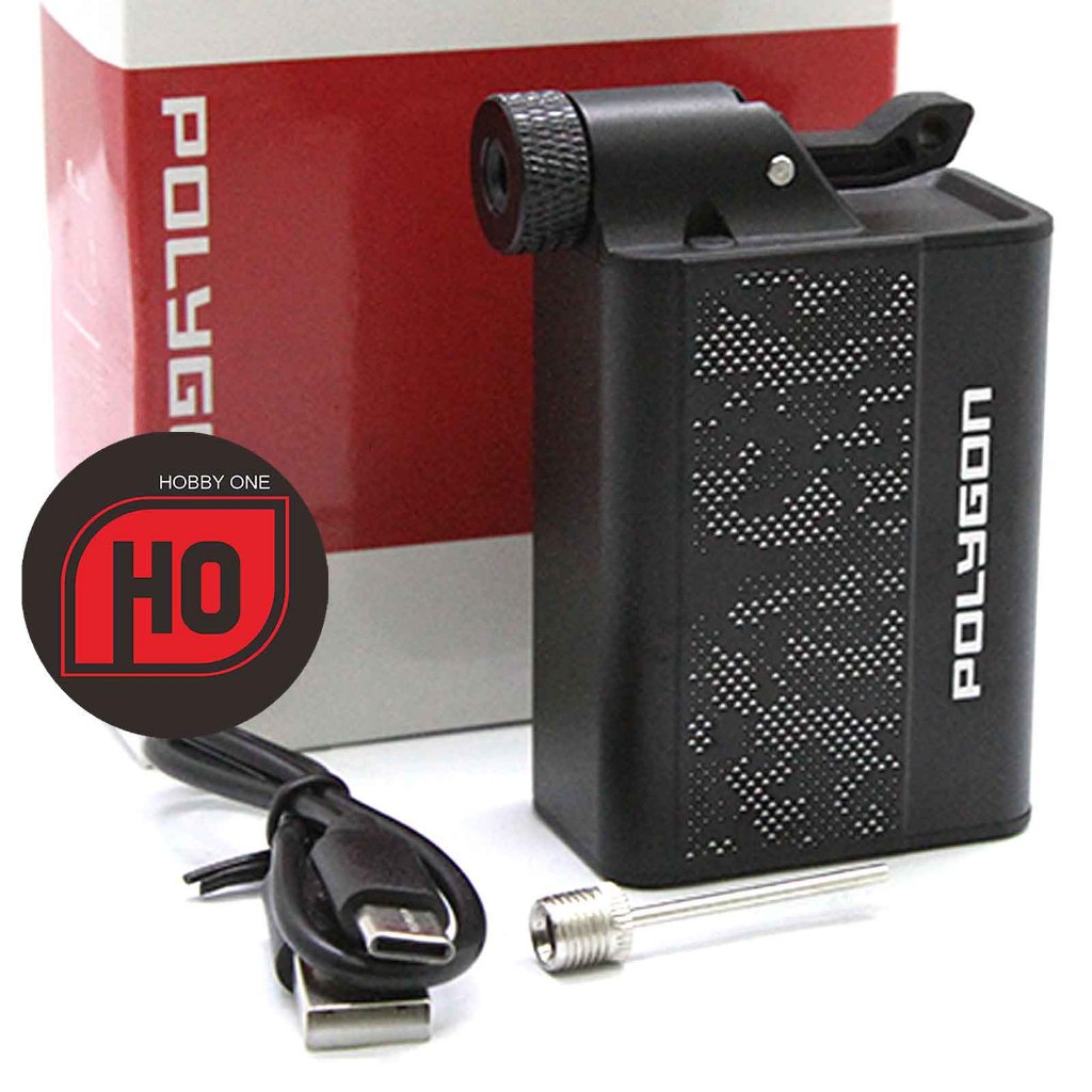 Jual POLYGON E1-MINI-G Electric Air Pump Alloy 120 PSI Black - Pompa ...