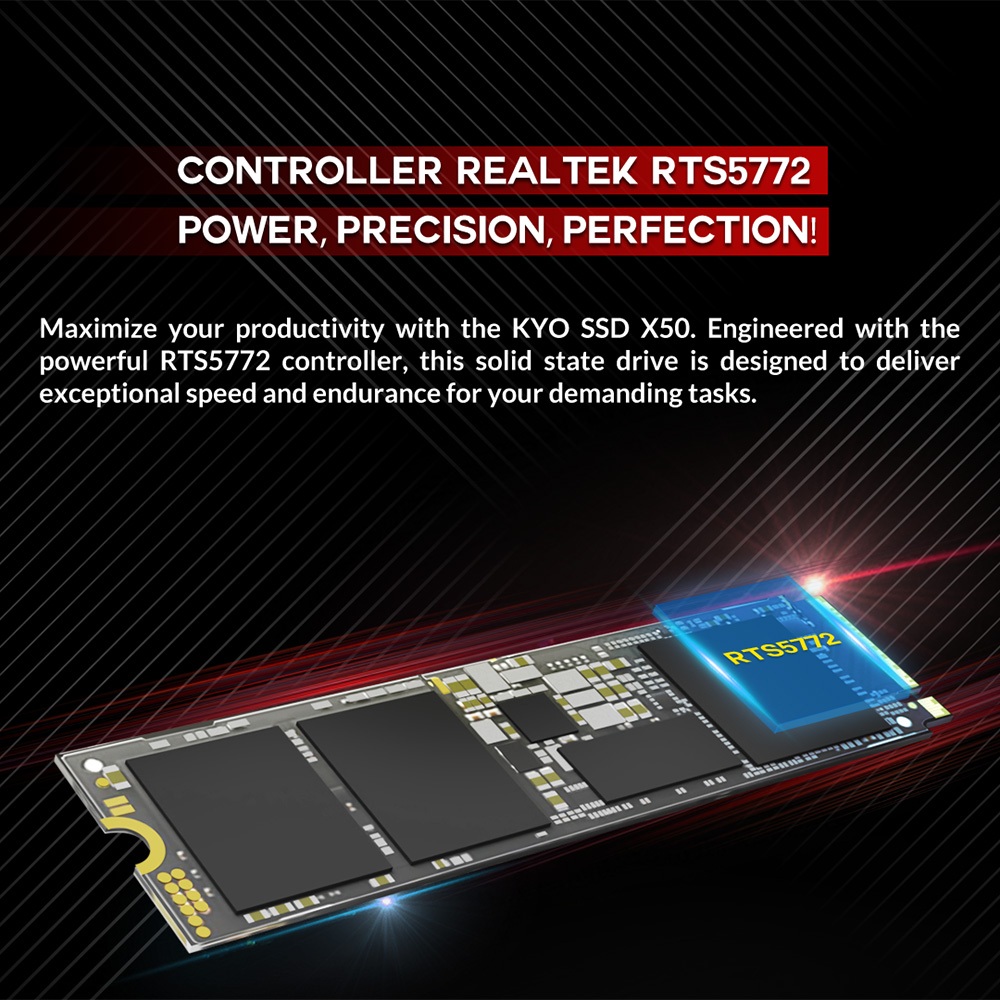 Jual KYO X50 PCIe 4.0 X-Series SSD M.2 NVMe Gen4 x4 512GB / 1TB / 2TB ...
