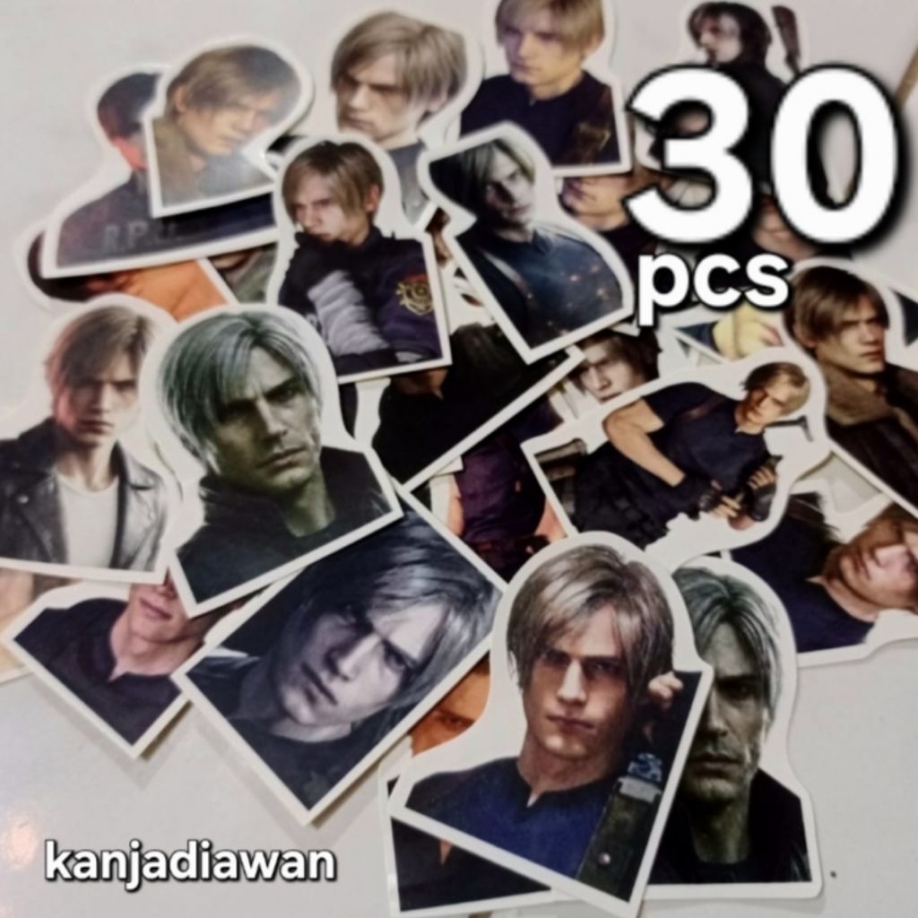 Jual Stiker Leon Kennedy 30 pc Sticker Resident Evil Leon Scott Kennedy ...