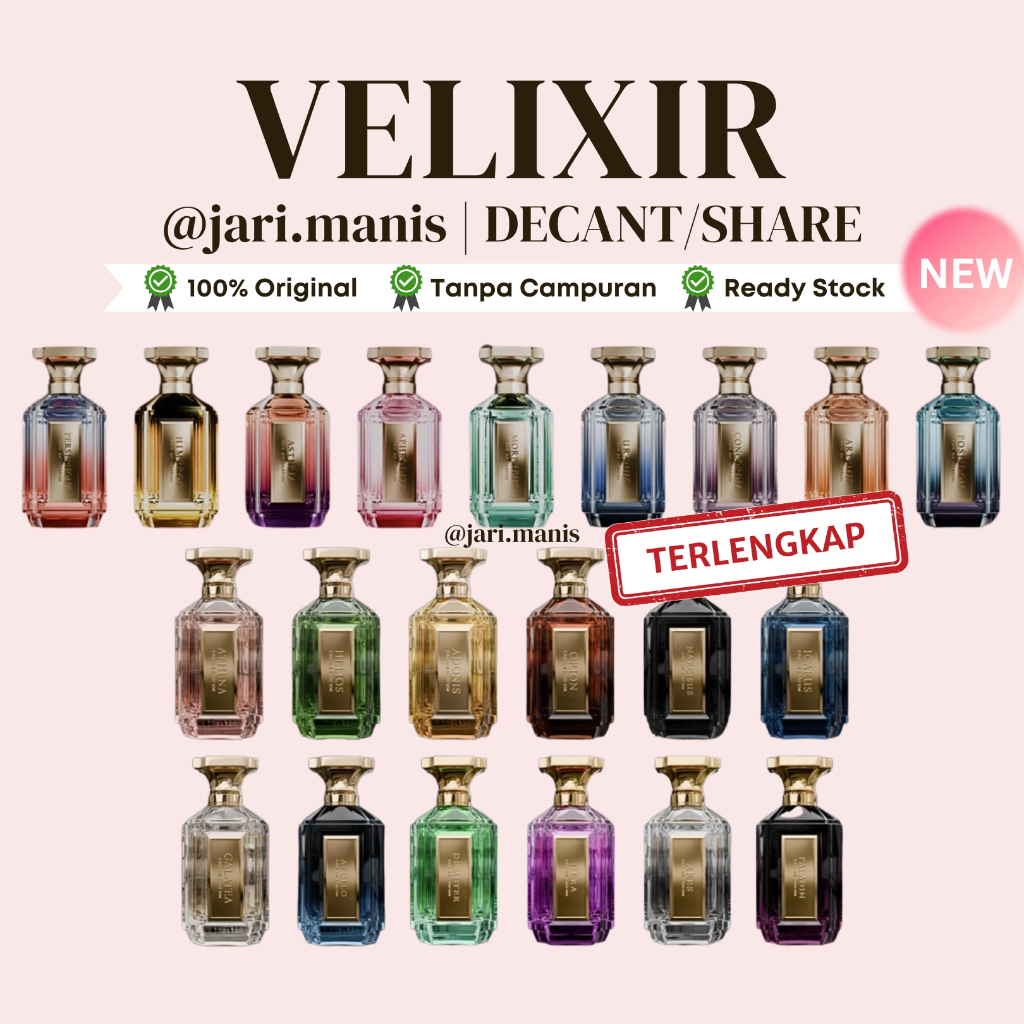Jual decant share Velixir Icarus Morpheus uranus aphrodite artemis ...