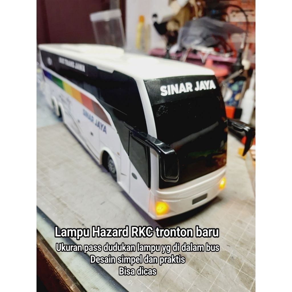 Jual LAMPU SEIN HAZARD KEDIP MINIATUR BUS RKC JB5 UHD TRONTON NEW MUDAH ...