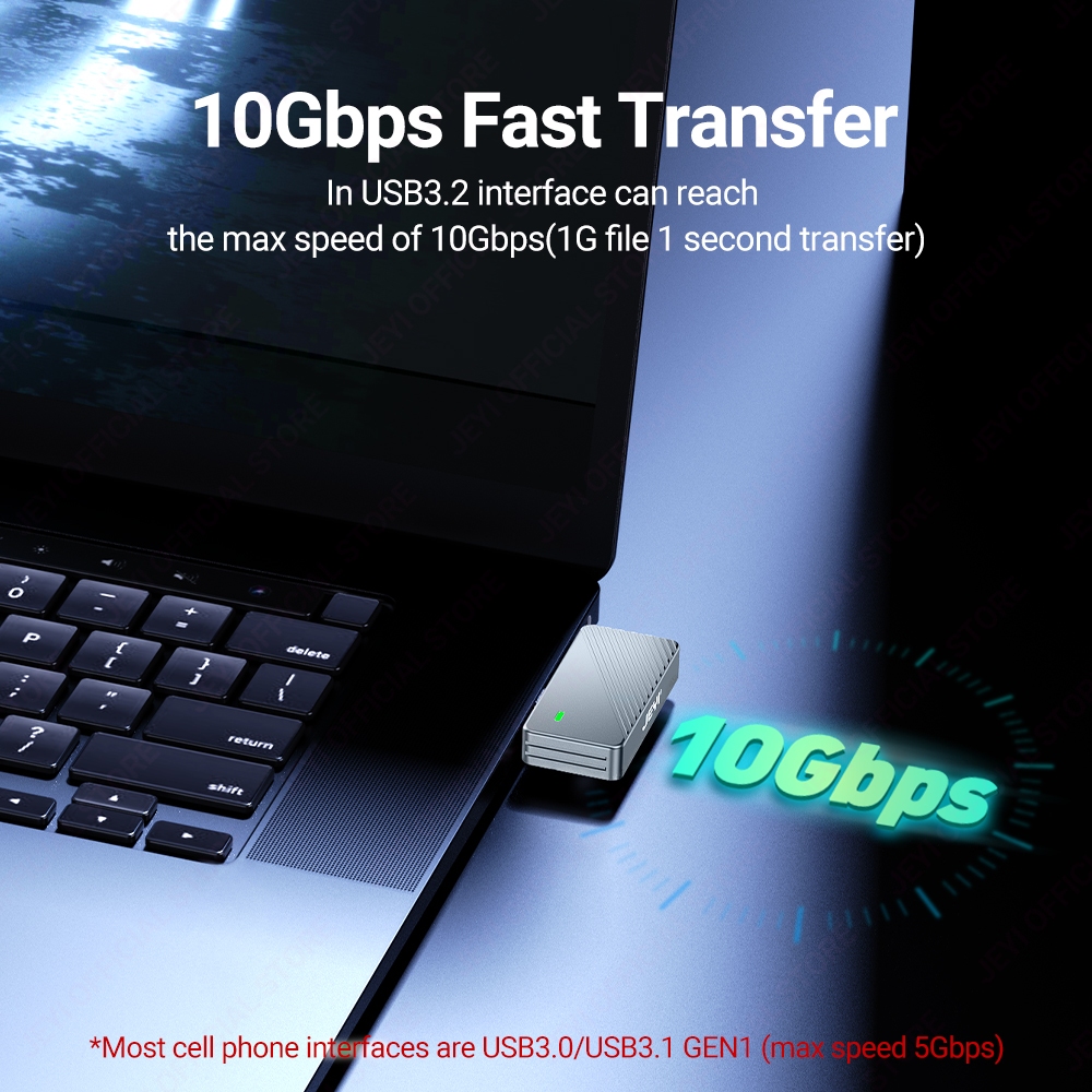 Jual JEYI Enclosure M.2 NVMe SSD 2230/2242 - USB 3.2 Gen 2 10Gbps ...