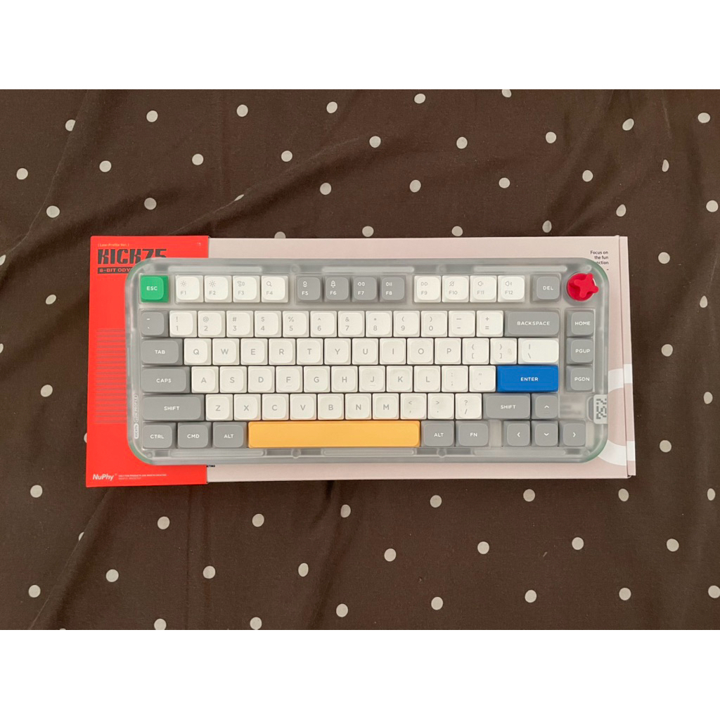 Jual NuPhy Kick 75 Hybrid Low Profile Keyboard - Blush Nano Switch ...