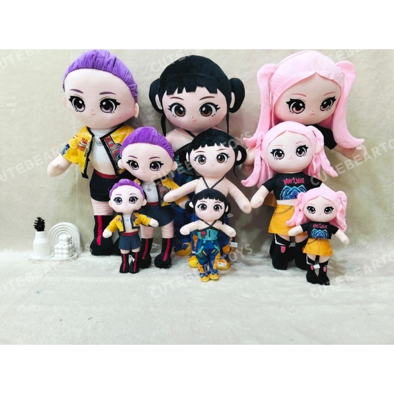 Jual Boneka Kpop Demon Hunters Zoey Mira Rumi Size Giant | Shopee Indonesia