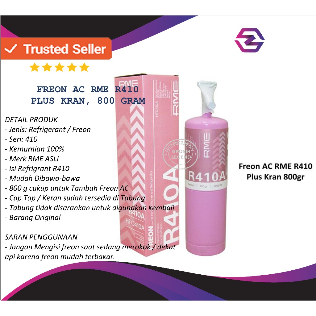 Jual FREON R410 REFRIGANT PREON HFC410a FREON R-410 KALENG | Shopee ...