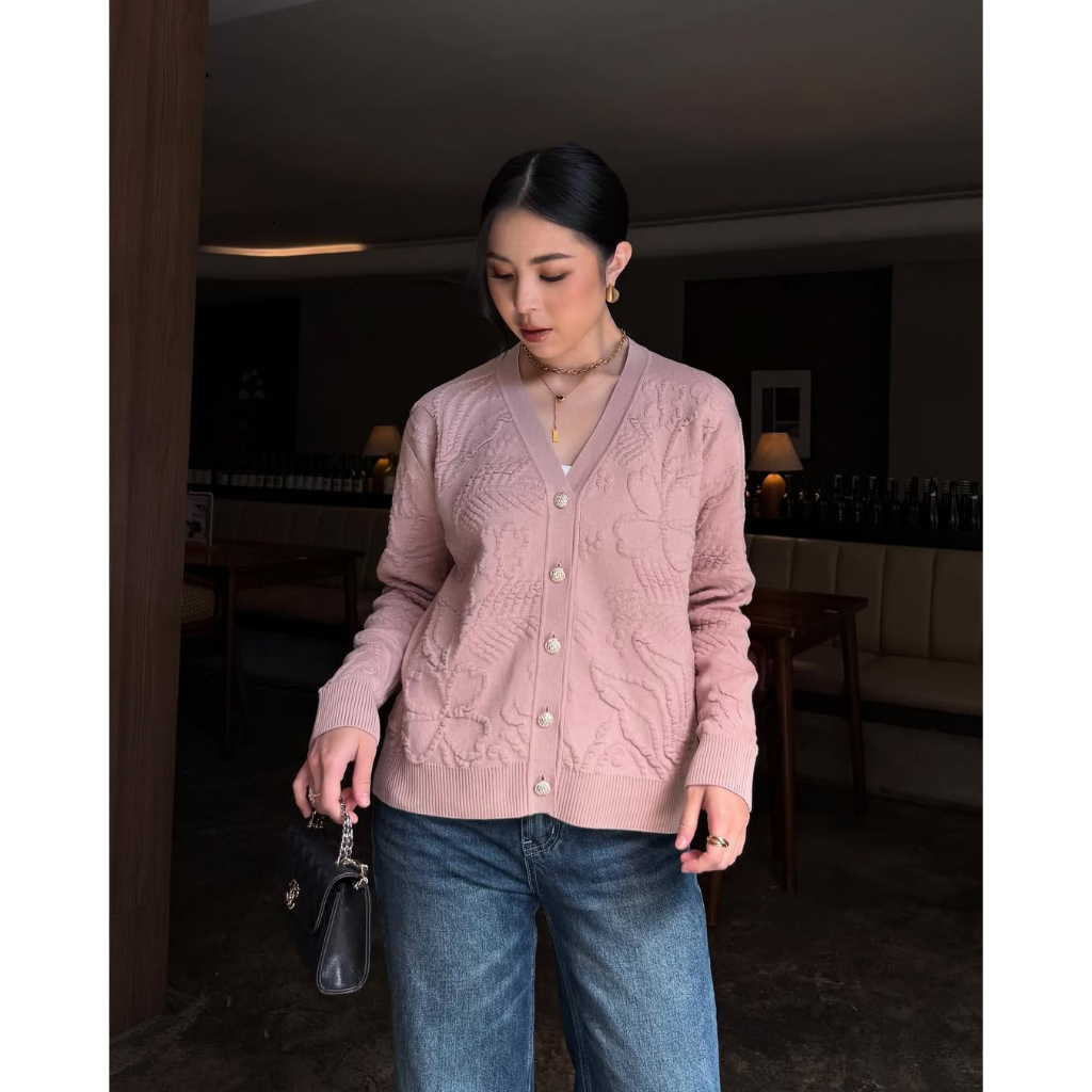 Jual GONEGANI OFFICIAL - Cardigan Rajut Wanita Tekstur Halus & Premium ...