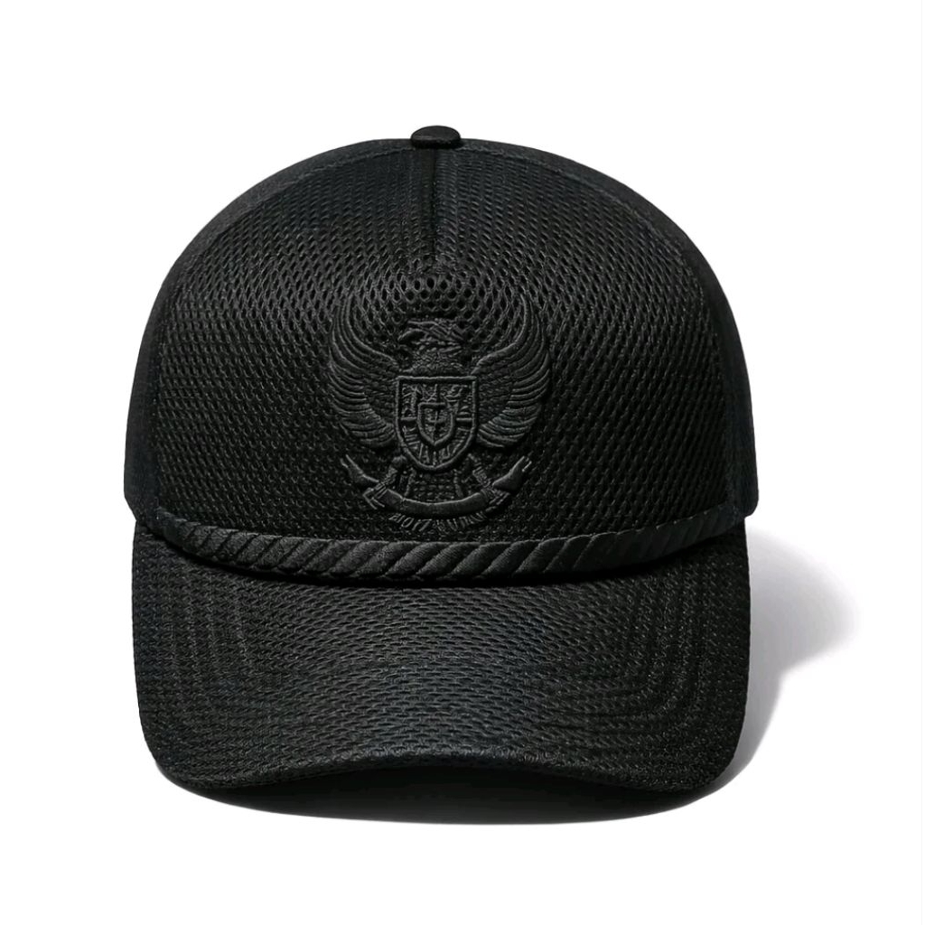 Topi Garuda Full Hitam