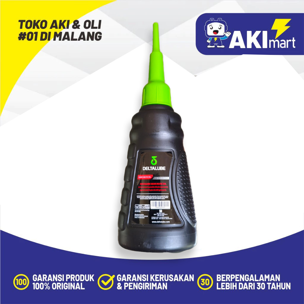 Jual Oli Gear Deltalube Gear Matic 120ml API SN 10W-30 Melindungi Gigi ...