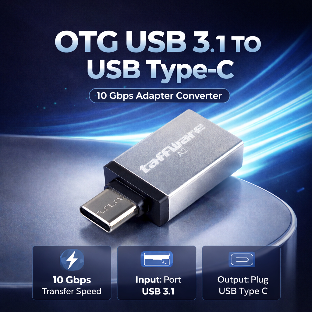Jual Taffware OTG USB 3.1 to USB Type C 10 Gbps Adapter Converter - A2 ...