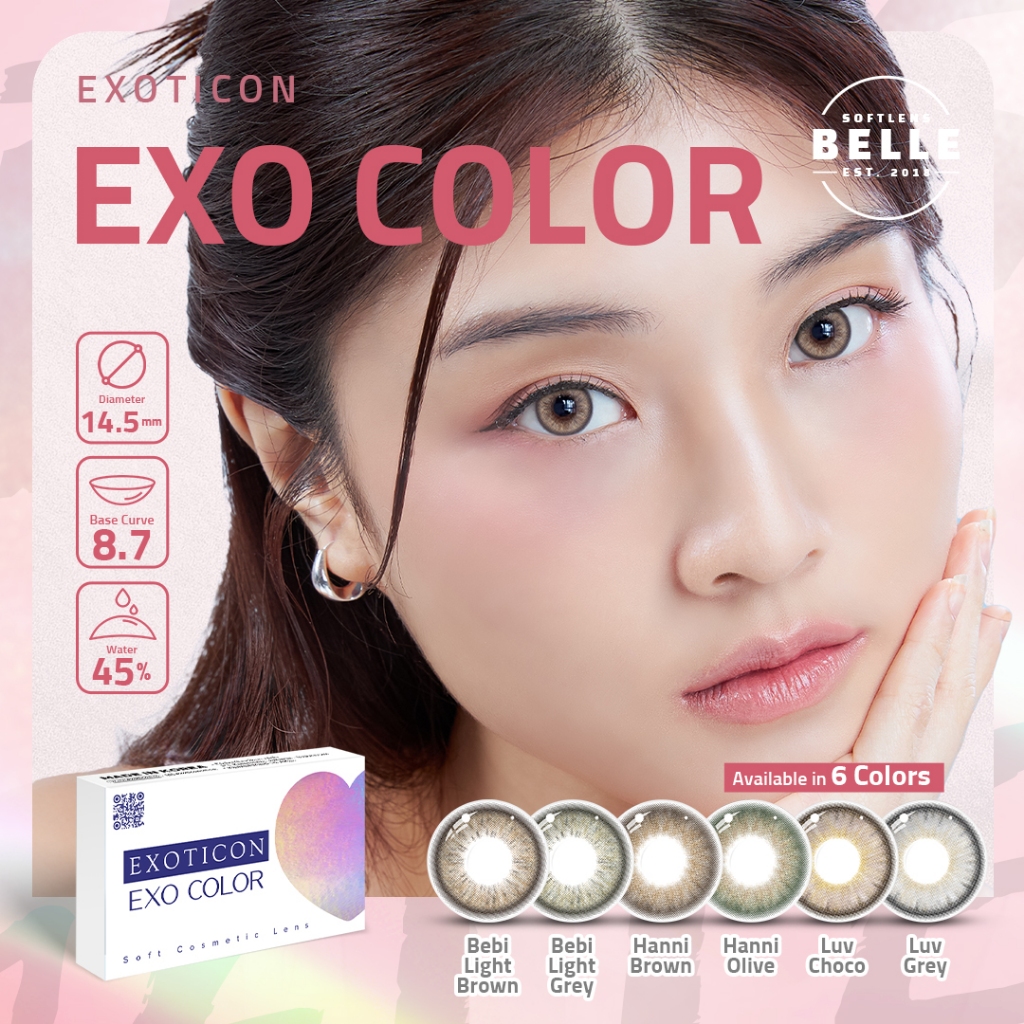 Jual SOFTLENS EXO COLOR NORMAL 14.5 MM BY X2 EXOTICON | Shopee Indonesia