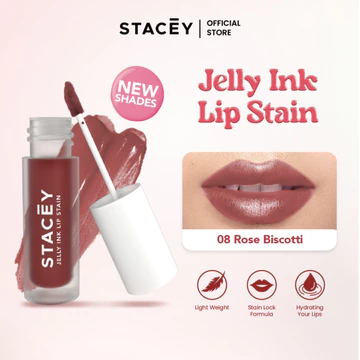 Stacey Jelly Ink Lip Stain Make Up Lip Tint Korea Glossy Plumppy