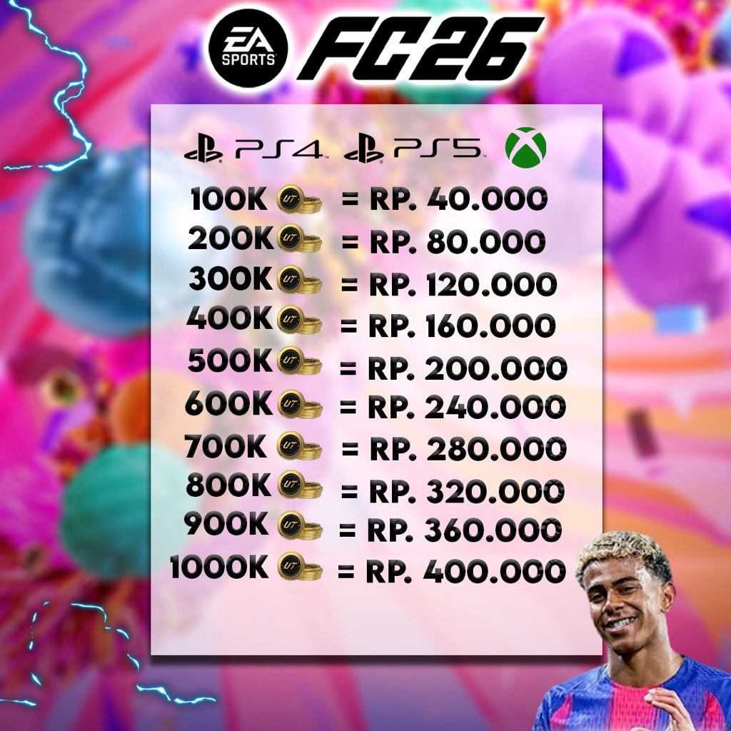 Jual EA SPORTS FC 26 COIN FUT 26 PS DAN XBOX | Shopee Indonesia