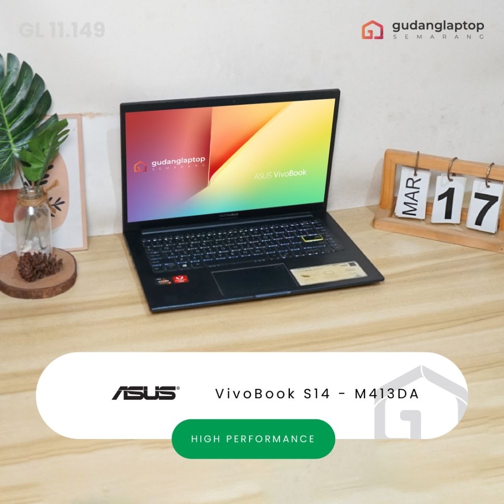 Jual ASUS VivoBook S14 - M413DA AMD Ryzen 7 - 3700U 8/512 Fingerprint ...