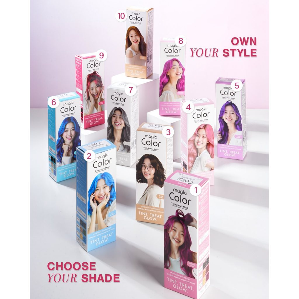 Jual INAURA Magia Color Tinted Hair Mask 75ml | Shopee Indonesia