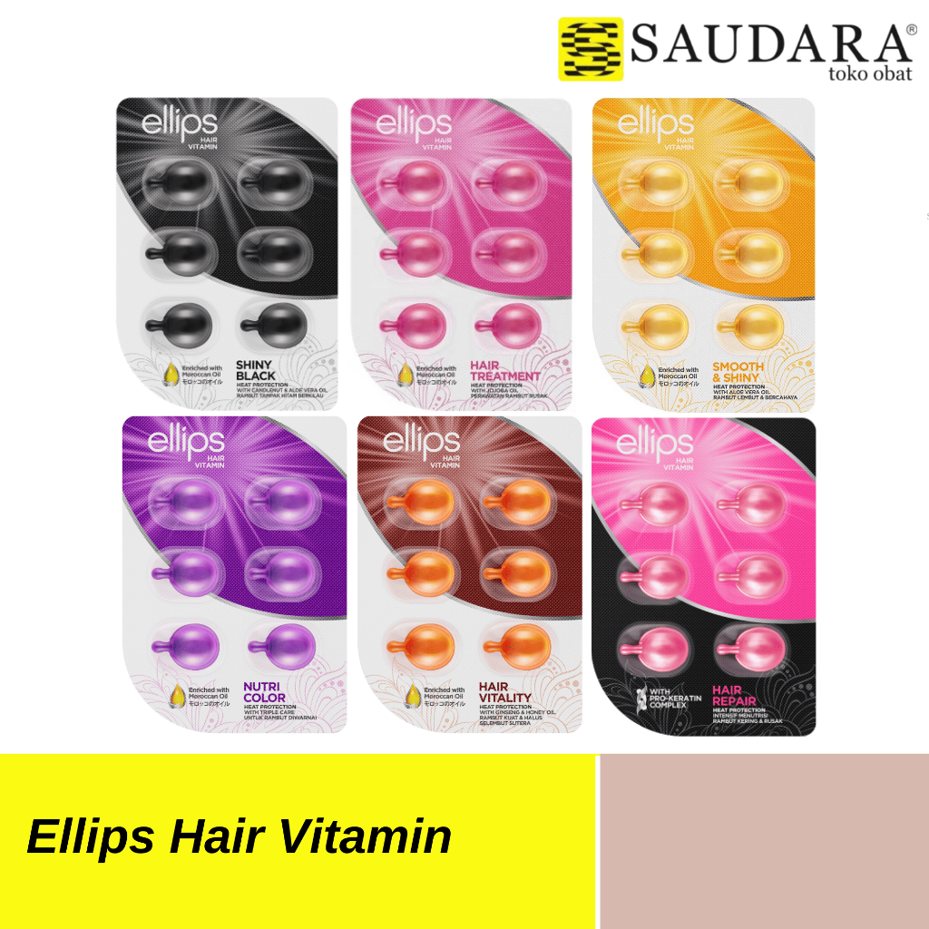 Jual Ellips Hair Vitamin Rambut 6's | Shopee Indonesia